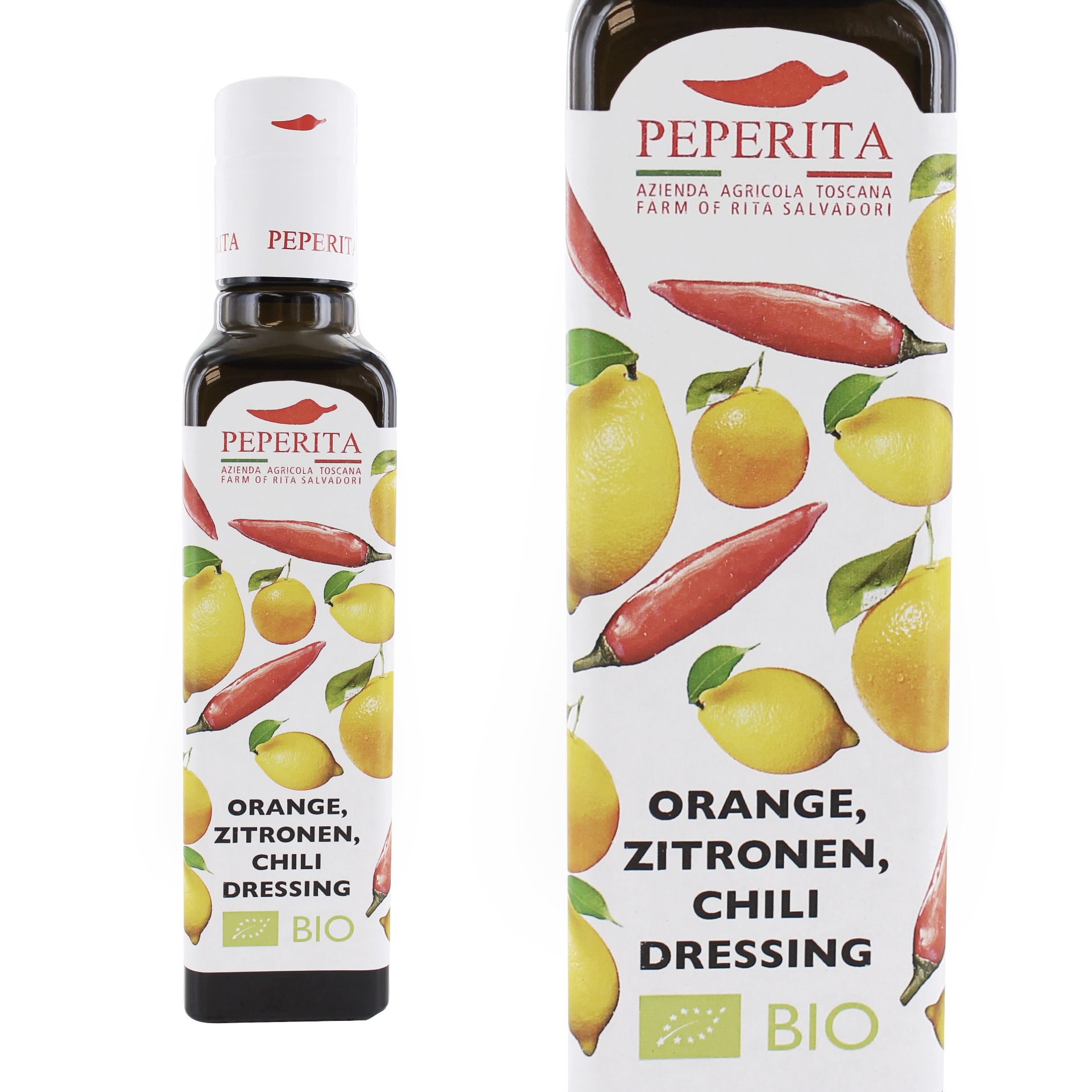 Peperita – Bio Orange-Zitronen-Chili Dressing 250 ml