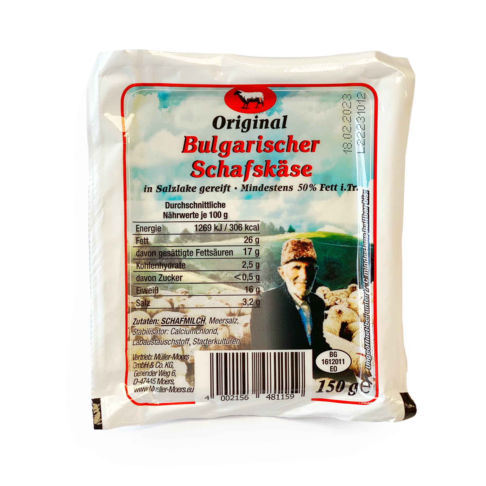Original Bulgarischer Schafskäse 150 g 