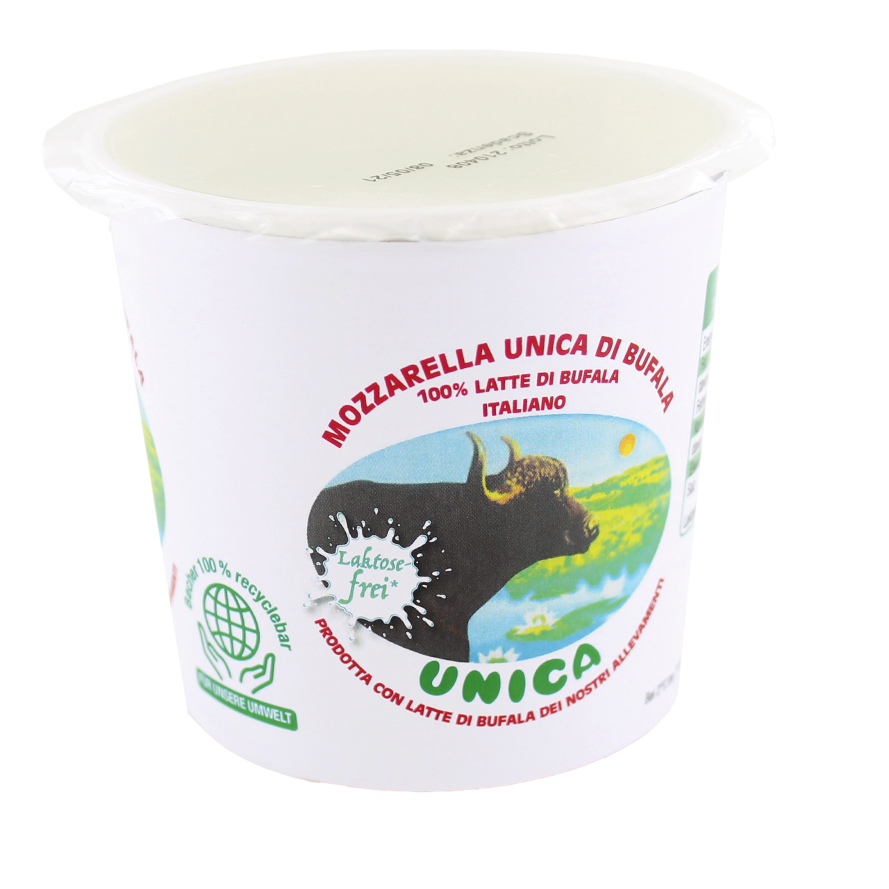 Unica | Mozzarella Deliziosa di Bufala (laktosefrei) 100 g Unica | Mozzarella Deliziosa di Bufala (laktosefrei) 100 g