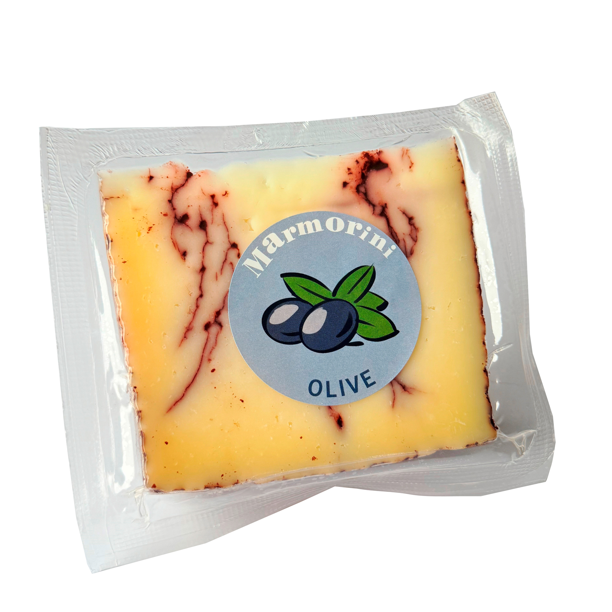 Marmorini | Schwarze Olive 180g Schafskäse